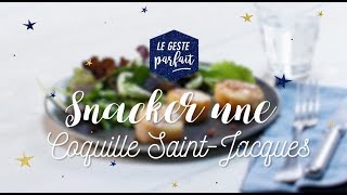 Geste de cuisine  snacker des Noix de St Jacques [upl. by Frick372]