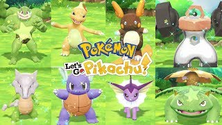 16 Locked Pokemon YOU CANT SHINY HUNT in Pokemon Lets Go Pikachu amp Eevee [upl. by Anivahs]