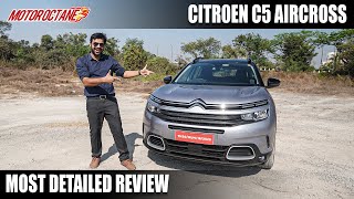 Citroen C5 Aircross Review  Most Detailed Hai [upl. by Monica]