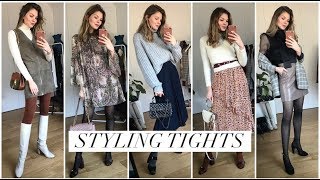 How To Style Tights  Styling Moments [upl. by Reyaht]