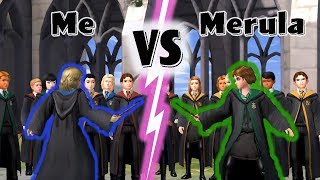 Me VS Merula Duel  Year 1  Harry Potter Hogwarts Mystery [upl. by Ayokahs42]