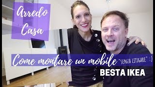 Come montare un mobile BESTA IKEA senza litigare [upl. by Odlaumor486]