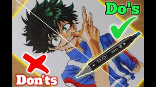 Dos and Donts  How to use Alcohol Markers like a PRO [upl. by Eseeryt584]