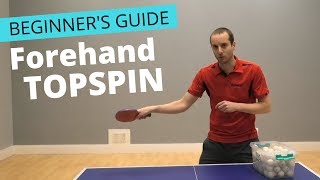 Beginners guide to forehand topspin [upl. by Turley559]