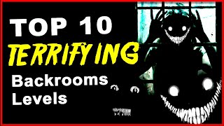 Top 10 TERRIFYING Backrooms levels  3 [upl. by Fasa]