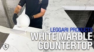 Faux White Marble Using Epoxy  Kit 1 [upl. by Ardnoek]