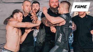 FAME MMA 4 Ceremonia ważenia [upl. by Annuahs]