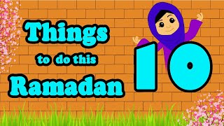 10 Things to do this Ramadan Home Edition [upl. by Cavallaro]