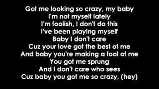 Beyoncé ft JayZ  Crazy in love Lyrics [upl. by Dayle]