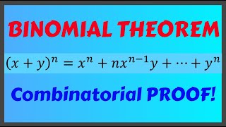 Combinatorial Proof of Binomial Theorem [upl. by Zurc]