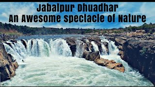 Bhedaghat Waterfalls in Jabalpur  4K Aerial View [upl. by Niajneb867]