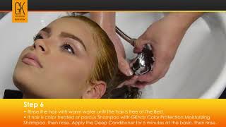 Step by Step Application of The Best Juvexin Treatment  Hair Smoothing Treatment [upl. by Ielhsa122]