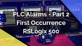 PLC Alarm Programming  Advanced Alarm Capturing in Ladder Logic RSLogix 500 Allen Bradley [upl. by Retluoc]