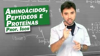 Química  Aminoácidos Peptídeos e Proteínas [upl. by Eberle329]