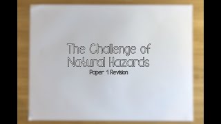 GCSE Geography AQA Natural Hazards Revision Pt 1  Natural Hazards [upl. by Nella]