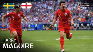 Harry MAGUIRE Goal  Sweden v England – MATCH 60 [upl. by Milas]