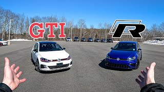 Golf GTI vs Golf R  Which Is The BETTER Choice [upl. by Teddie]