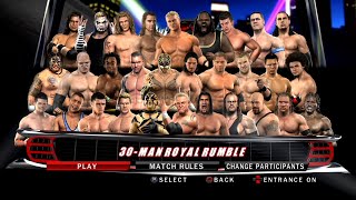 WWE SmackDown VS Raw 2010 PS3  30Man Royal Rumble 1 [upl. by Neltiak515]