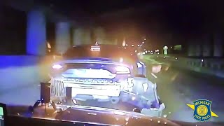 Dodge Charger leads 130 MPH chase runs out of gas [upl. by Novyaj254]