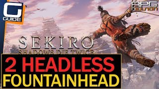 SEKIRO  2 Secret Underwater Headless Yashariku Spiritfall Boss Guide [upl. by Eahsel353]