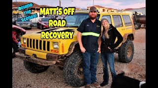 MATTS OFF ROAD RECOVERY BEHIND THE SCENES HURRICANE UTAH PART TWO [upl. by Eelrahs]