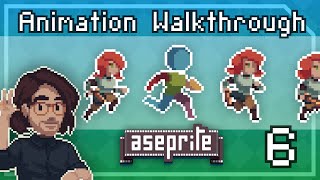 Pixel Art Class  Run Animation Tutorial Part 1  First Pass [upl. by Tine892]