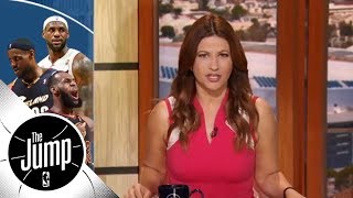 Rachel Nichols A history of LeBron James being clutch  The Jump  ESPN [upl. by Mccourt41]