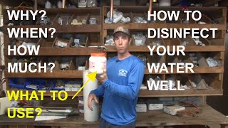 How to Disinfect Your Water Well [upl. by Nurat]