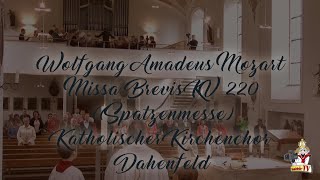 WA Mozart  Spatzenmesse  Messe in CDur KV 220  Kirchenchor Dahenfeld [upl. by Eiram]