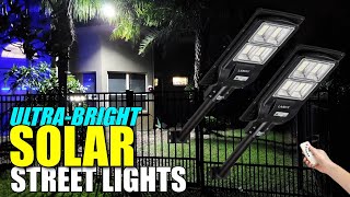 ULTRA BRIGHT  Solar STREET LIGHTS  Solar LED Outdoor Light  LANGY Solar Street Light [upl. by Goldfarb]