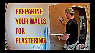 Preparing Your Walls For Plastering Plastering For Beginners [upl. by Joell484]