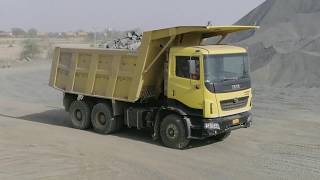 Tata Prima Lx 2530K Tipper Overview  Best Mining Tipper Trucks  Tata Motors [upl. by Newmark]