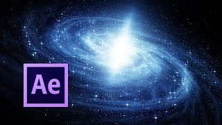 Stunning 3D GALAXY  After Effects TUTORIAL  TEMPLATE [upl. by Aisitel]