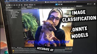 Machine Learning Models in Unity with Barracuda Image Classification [upl. by Ynnatirb]