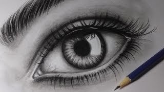 Como desenhar um olho realista How to draw realistic eye [upl. by Neal]