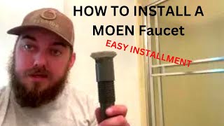 How to Install Moen Faucet [upl. by Eivod125]