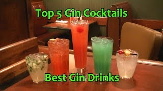 Top 5 Gin Cocktails Best Gin Drinks [upl. by Etti]