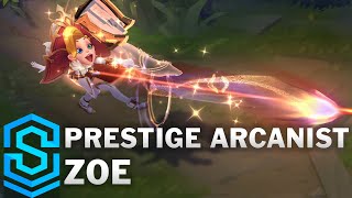 Prestige Arcanist Zoe Skin Spotlight  PreRelease  League of Legends [upl. by Mame778]