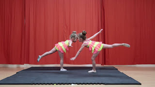 Acrobatic Etude performance by 6 years old kids [upl. by Benzel]