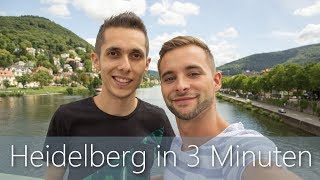 Heidelberg in 3 Minuten  Reiseführer  Die besten Sehenswürdigkeiten [upl. by Adnihc]