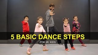 Dance Tutorial for 3 to 7 years Kids  5 Basic Steps  Deepak Tulsyan  G M Dance [upl. by Batruk]