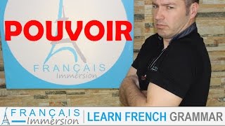 POUVOIR Conjugation amp Meaning to be able to present tense  FUN Learn French Verbs [upl. by Zohara]