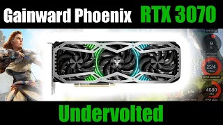 Gainward RTX 3070 Phoenix GS  Undervolted [upl. by Valma]