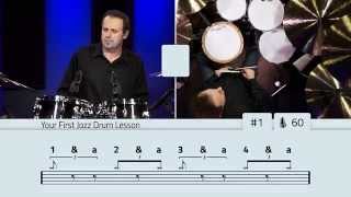 Your First Jazz Drum Lesson  Drumeo [upl. by Nnaid]