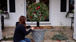 DIY Lollipop Topiary for Christmas 🎄🥰🍭 Garden Answer [upl. by Nij]