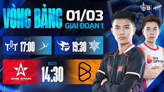 1S vs BOX  TDT vs BSS  FPT vs SPN  GĐ1  ABBEN ENERGY ĐTDV MÙA XUÂN 2025  0103 [upl. by Rashida]