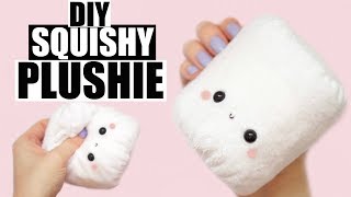 DIY SQUISHY PLUSHIE  Squishy amp Plushie in one [upl. by Nwadahs49]