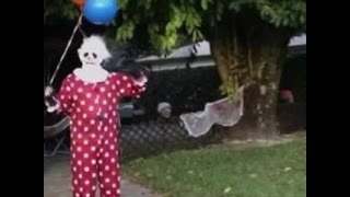 SCARY CLOWN SIGHTINGS COMPILATION OCTOBER 2016 [upl. by Vil]