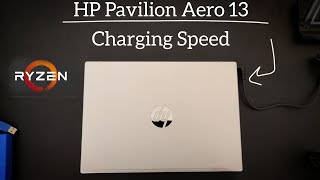 HP Pavilion Aero 13  How Fast is the charger [upl. by Yrrehs]