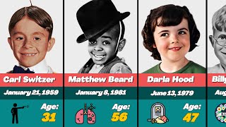 🕯️ How Each Little Rascals Actor Died Our Gang [upl. by Julee]